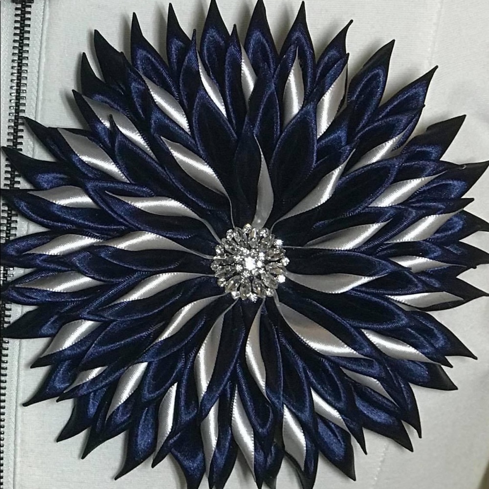 Kanzashi Satin Ribbon Flower